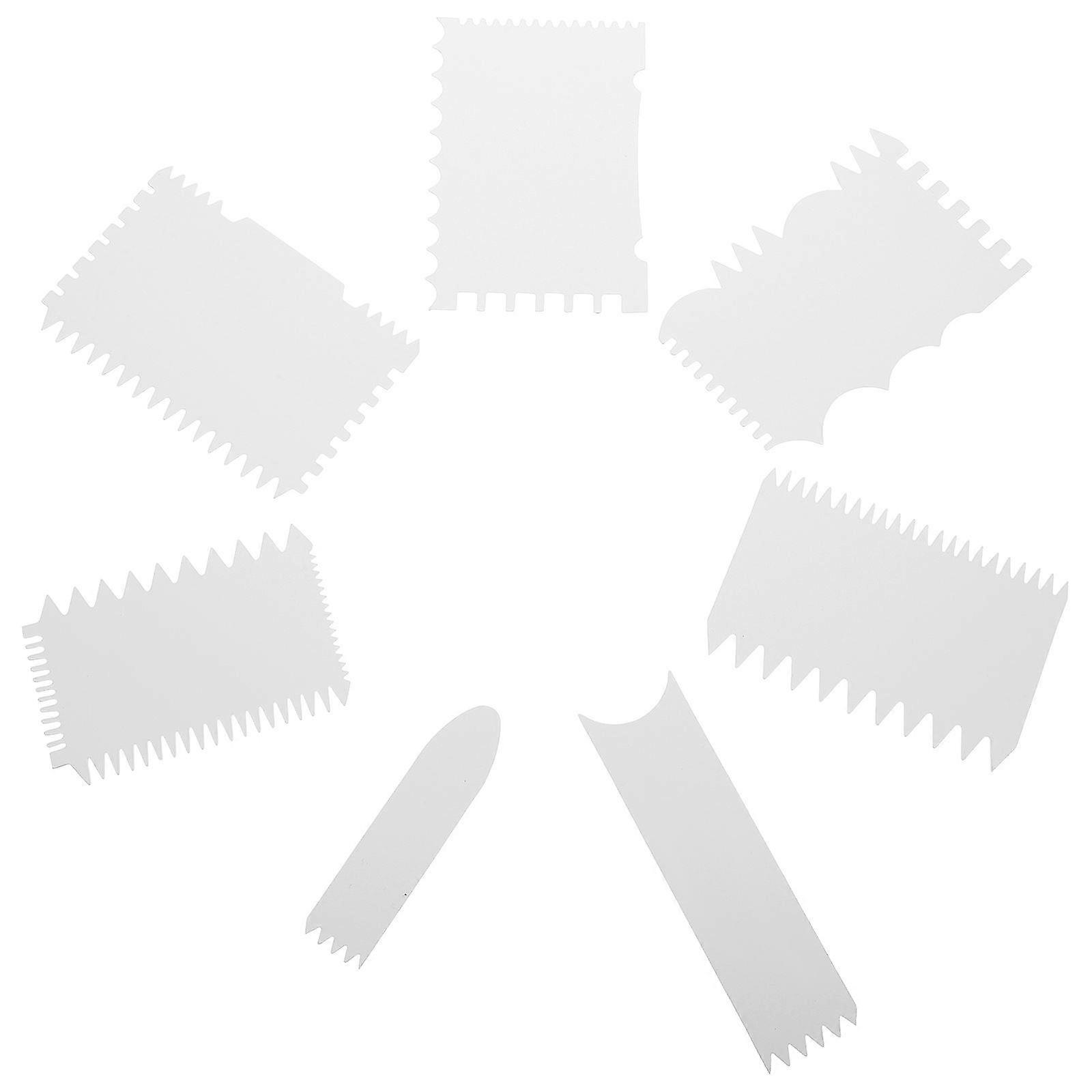 Acrylic Painting Scrapers Set of 7 Pieces for Creating Beautiful Art with Durable Material and Wave Design