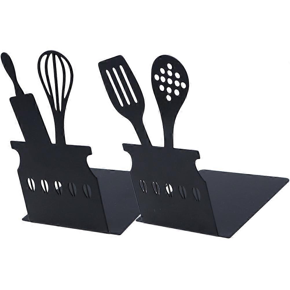 2 قطع Bookends أصحاب الكتب وضعت المعادن Bookends الإبداعية سطح المكتب كتاب تقف