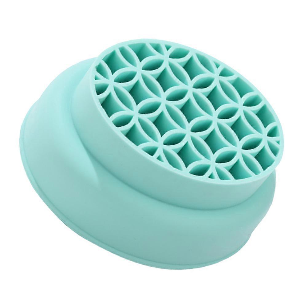 Makeup Tool Cleaner Bowl for Home Use Silicone 3Pcs Green