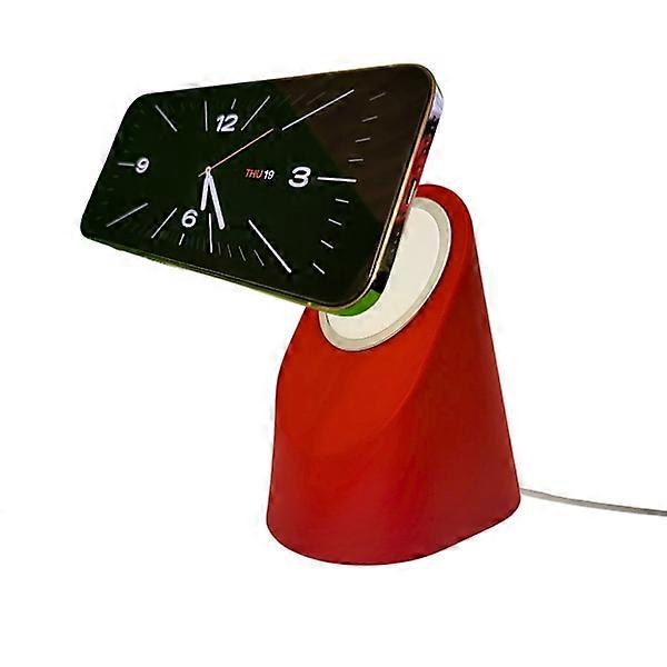 A100 Magsafe Standby Dock for compatible with iPhone Red M