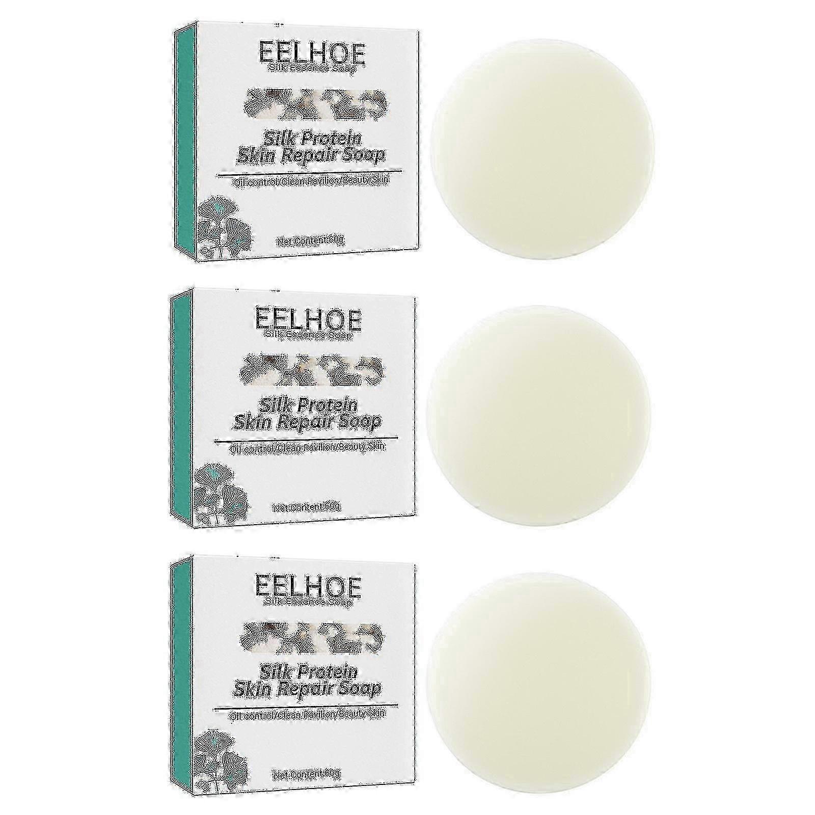 3pcs Eelhoe Silk Protein Mask Soap -5077268025972