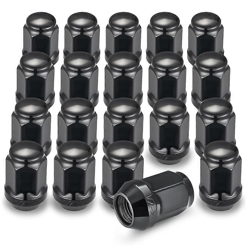 20pcs 1/2in-20 Lug Nut Set, Closed End Raised Acorn Wheel Lug Nuts,Wheel Nuts for Part Number Wheels A