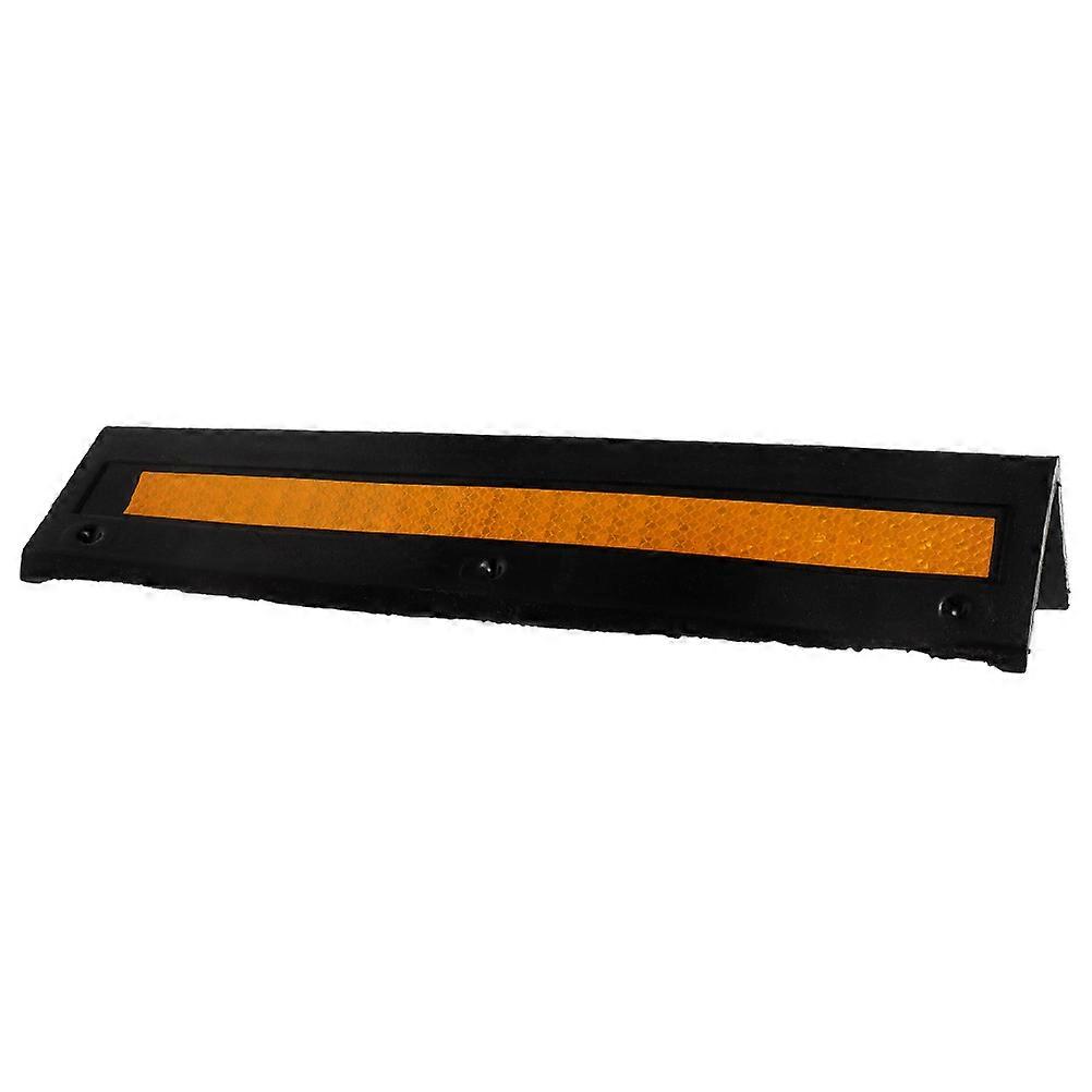 Parking Garage Rubber Corner Guards with Reflective Strips for Safety