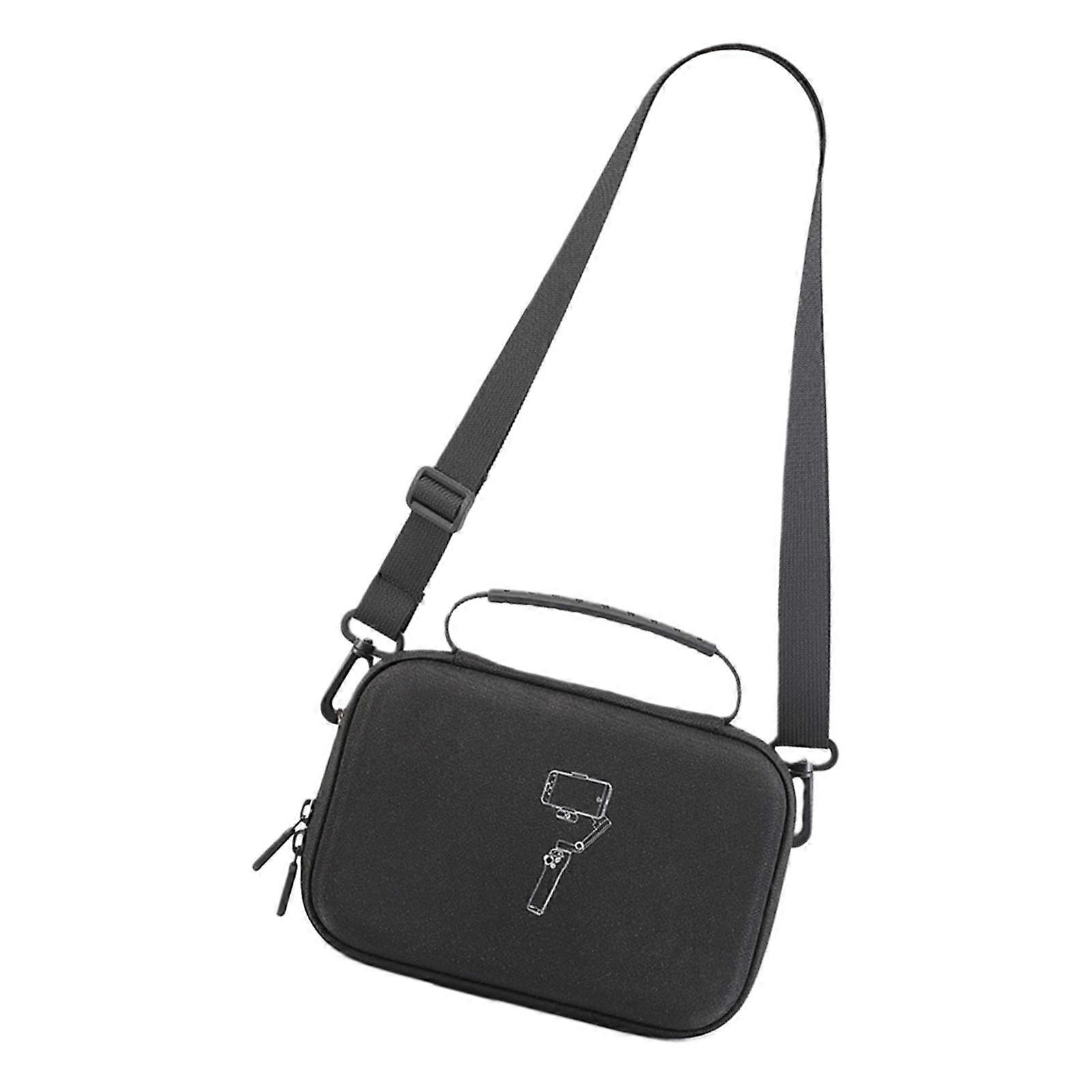 Shockproof Travel Carrying Case for Om7 Om8 Mobile Stabilizer Featuring Protective Compartments Adjustable Shoulder Strap Multicolor