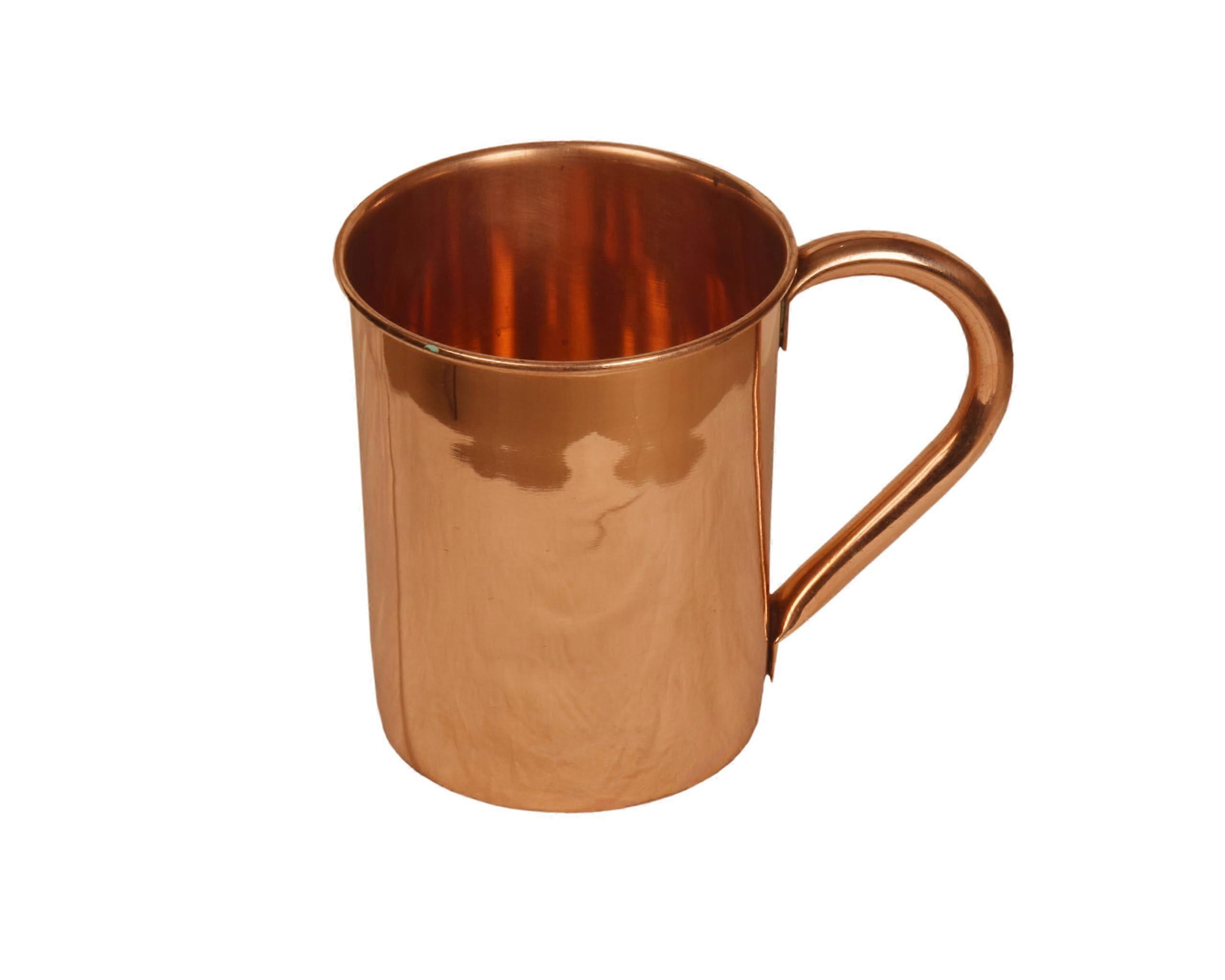 Plain Copper Mug for Drinks  Timeless Minimal Design Single Copper Cup GiftReady