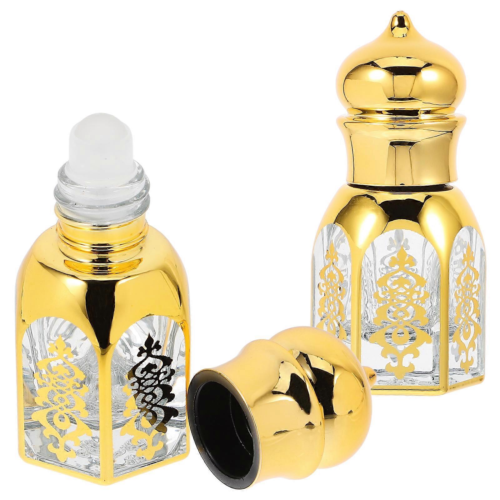 Glass Roller Bottles for Essential Oils with 10Pcs Refillable Set