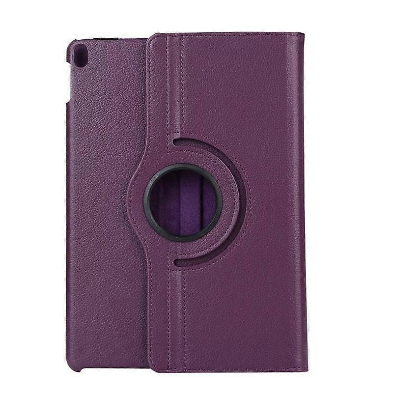 Stylish Case For Ipad 234 Purple Lychee Texture Rotating Leather No3163
