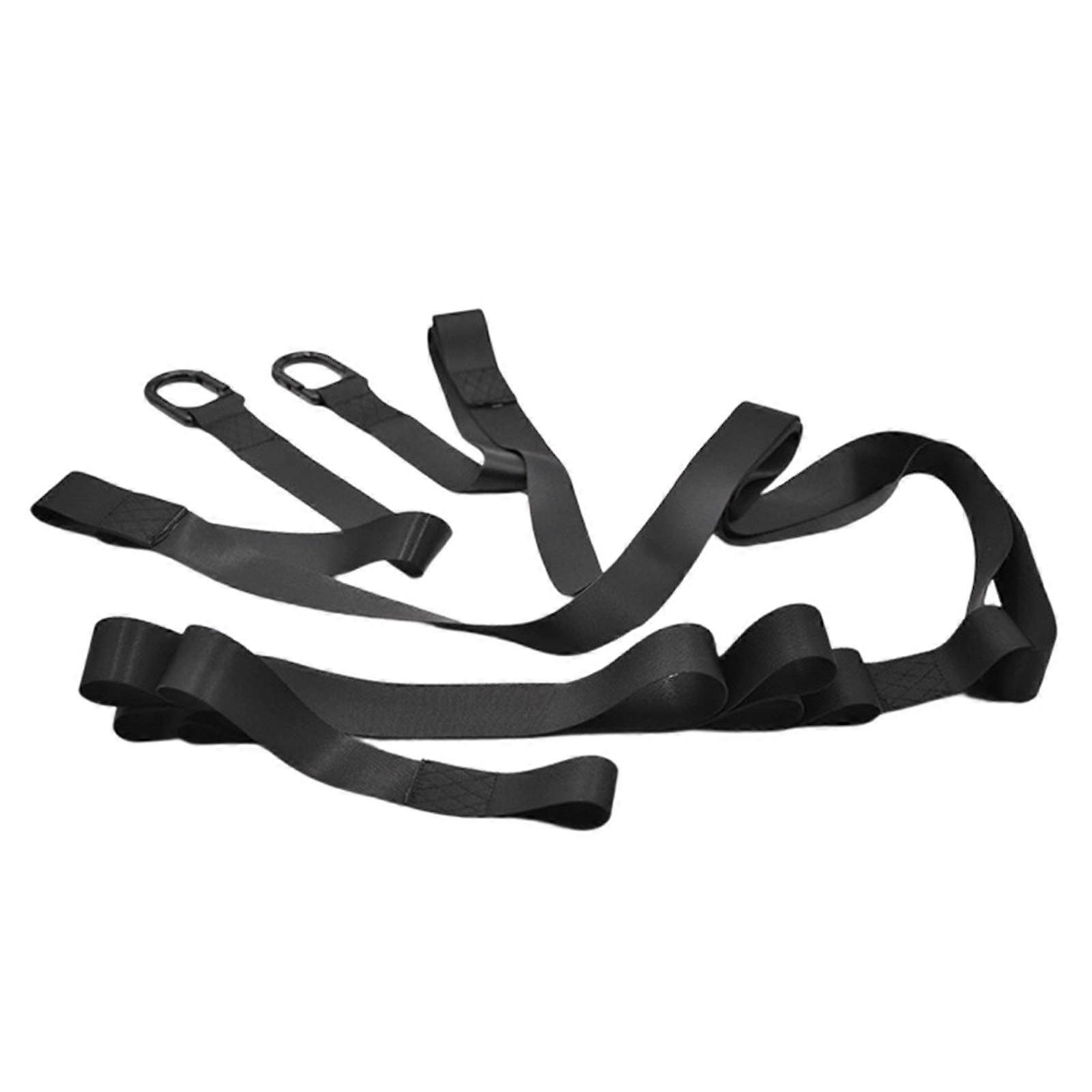 Snowmobile Tow Strap with Two Hook Extra Long Nylon Heavy Sled Pulling Strap