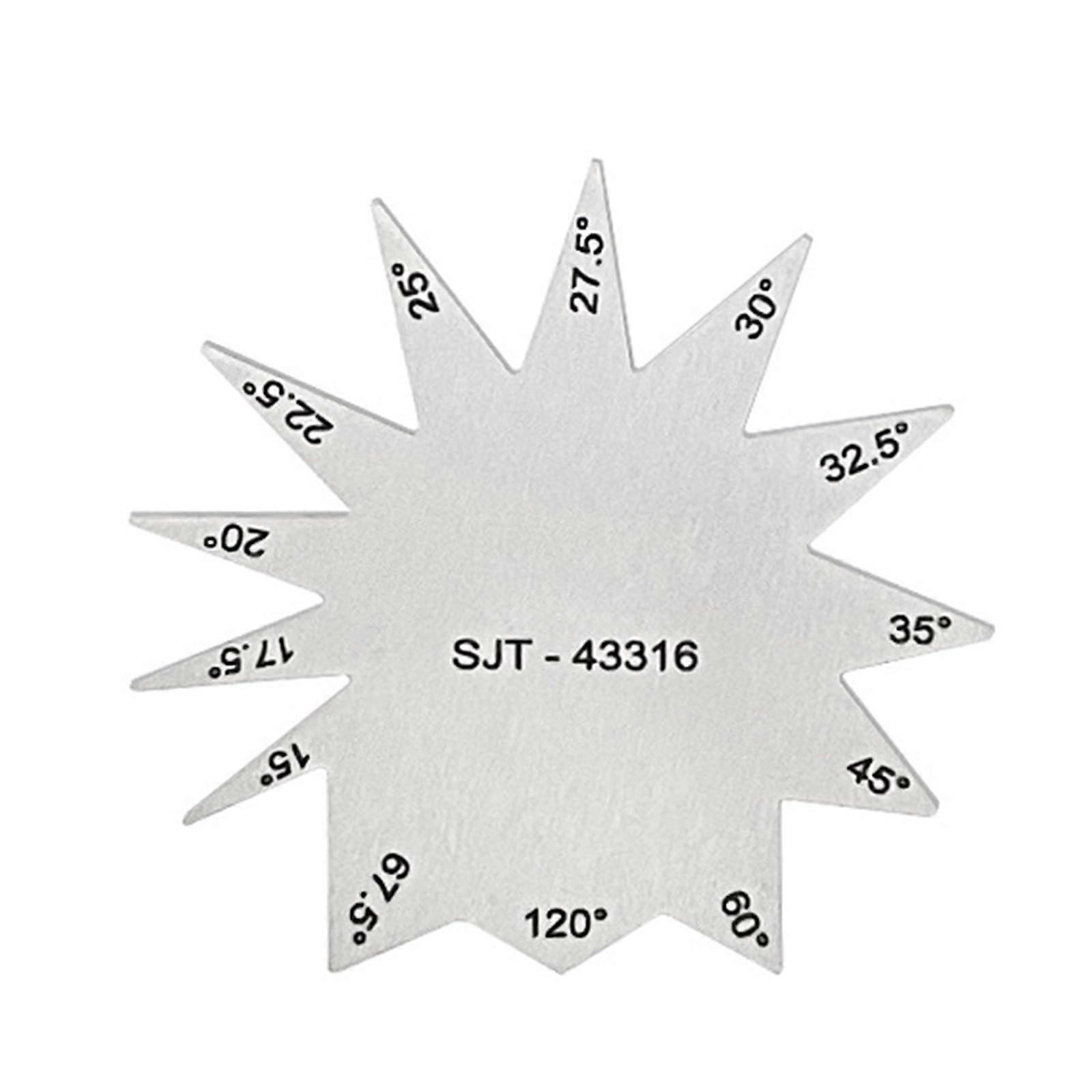 Stainless Steel Angle Finder and Thread Gauge for  Precision Construction and Woodworking