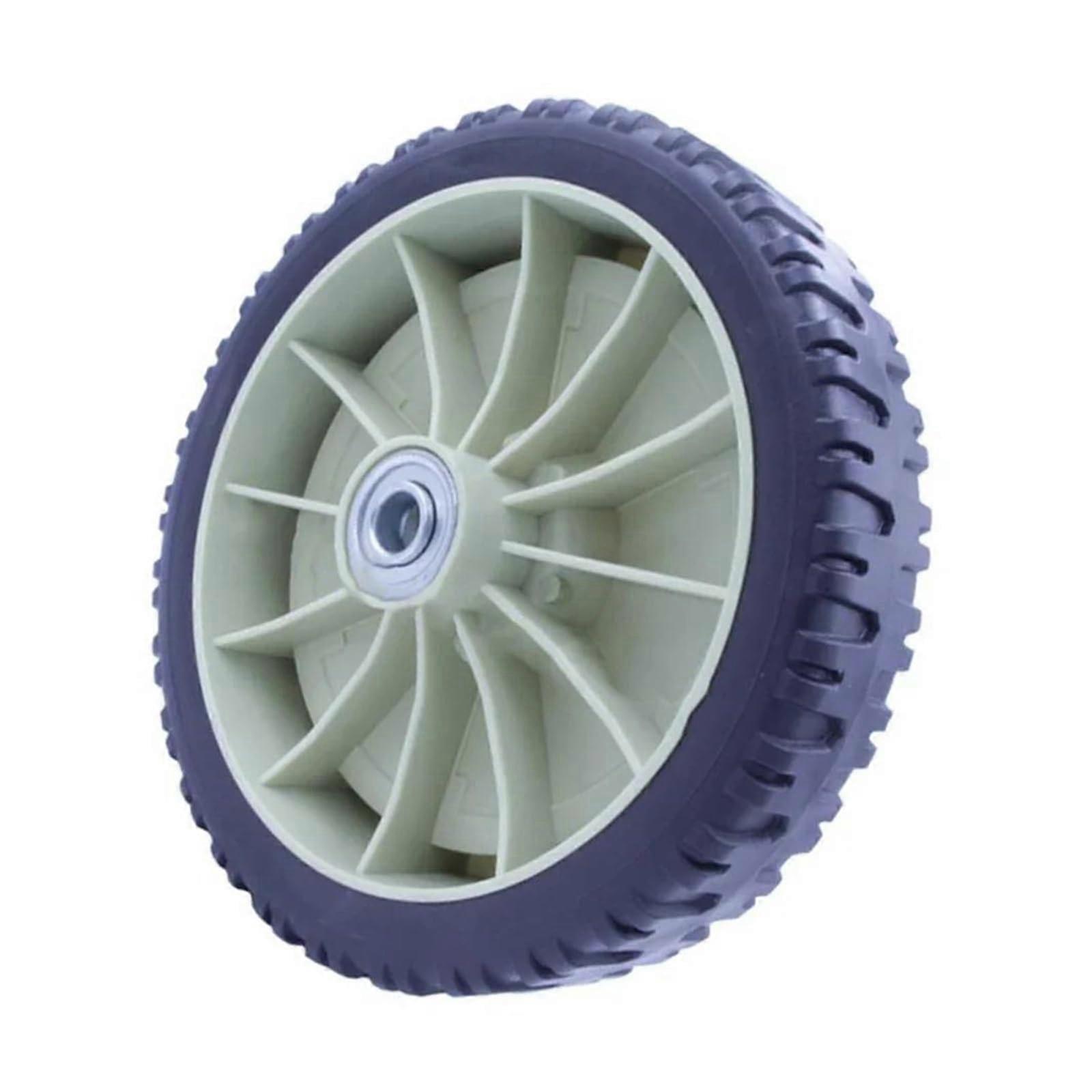 Universal Lawn Mower Wheel 19.5cm Durable Front and Rear Replacement for Smooth Hand Push