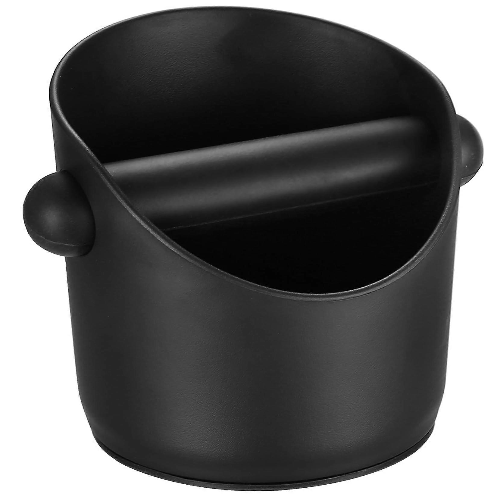 Espresso Knock Box with Noise Reduction, Easy Clean Coffee Grounds Container for Barista