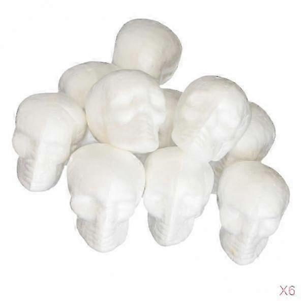 Crâne en mousse créative, lot de 60 (2025)