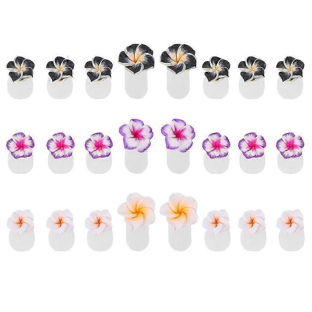 24 pcs Flower Toe Separators Silicone Toe Separators Reusable Toe Separators Decorative Toe Separators
