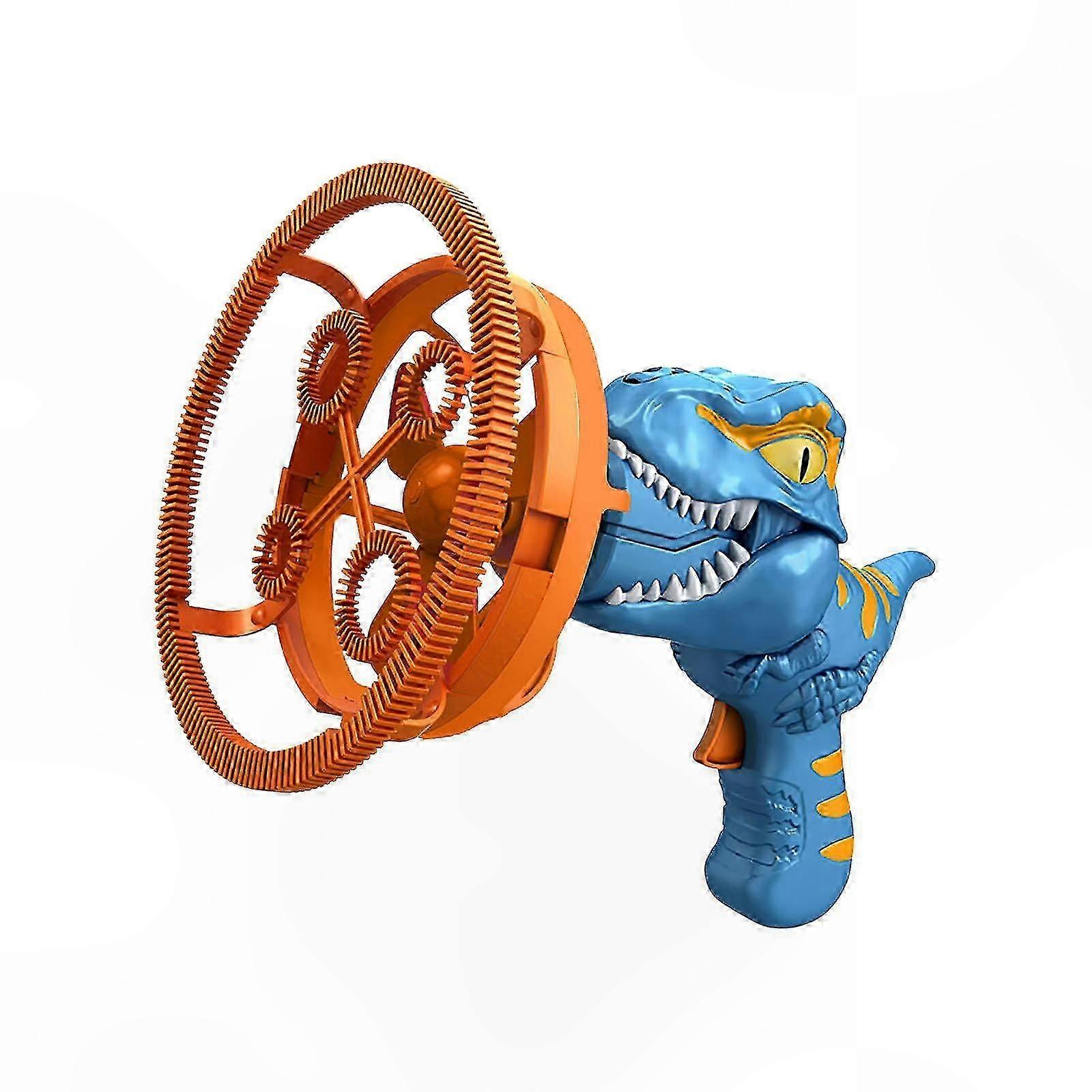 Dinosaur-Themed Bubble Machine for Kids, Semi-Automatic Operation with Big and Medium Bubbles