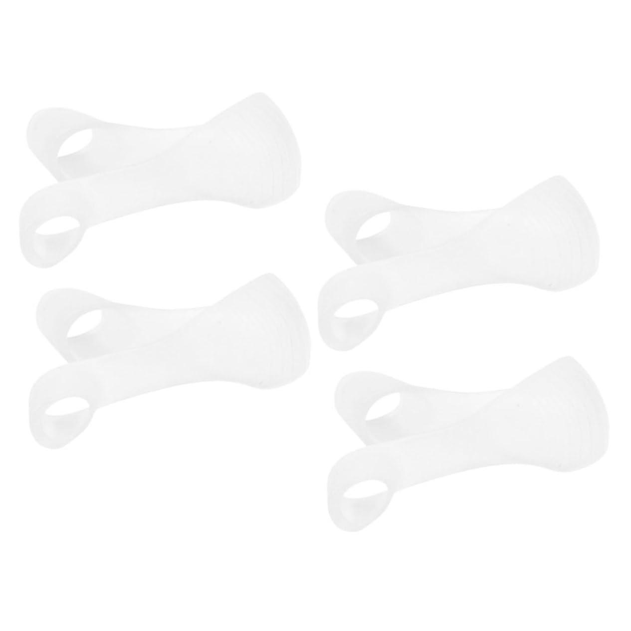 Toe Separators and Bunion Corrector, 4Pcs Reusable Breathable Straps for Comfortable Foot Support