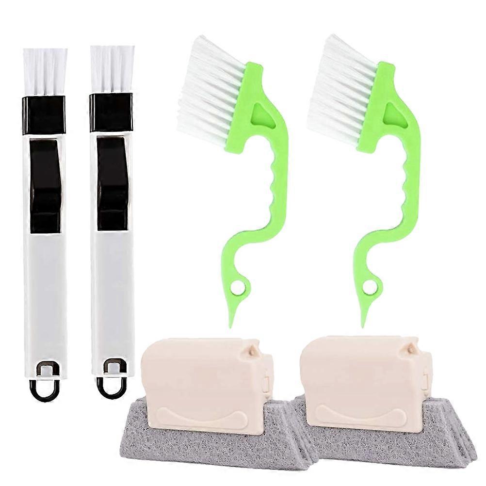 Cleaning Brush Tool Household Deep Cleaning Function 6Pcs Set Assorted Color