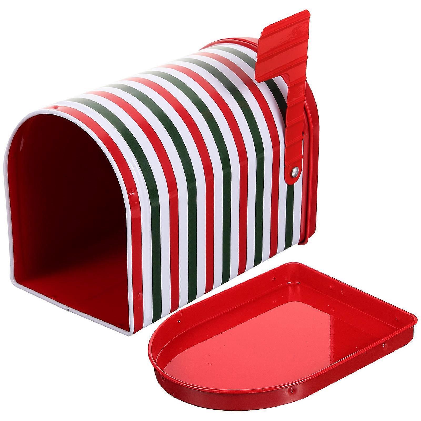 Candy Box Christmas Pattern Mailbox Style for Gift Holding