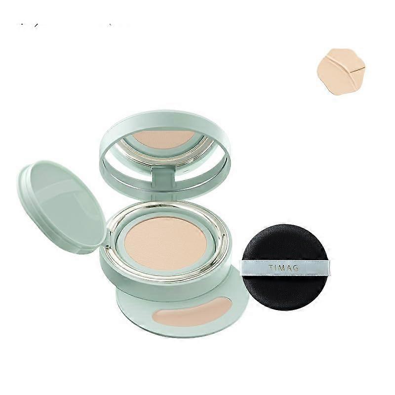 2 in 1 Cushion Foundation and Concealer with Buildable Coverage Compact, Shade #110 + Refill