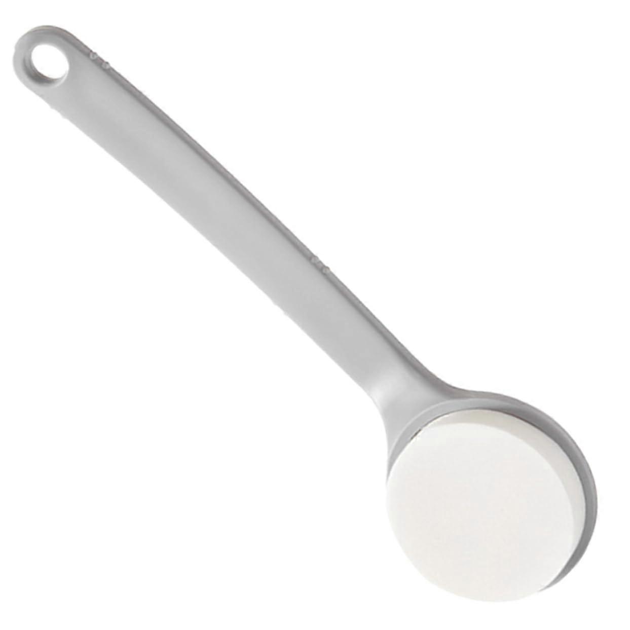 Back Scrubber with Long Handle Soft Exfoliating Sponge for Elderly Full Body Shower Brush