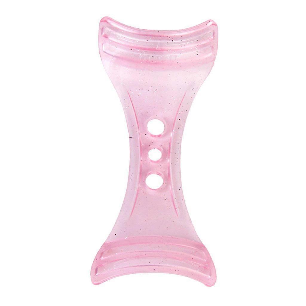 Pink Eyeliner Stencil Tool with Dual Arch Winged Guide for Symmetrical Liner, Beginner Friendly