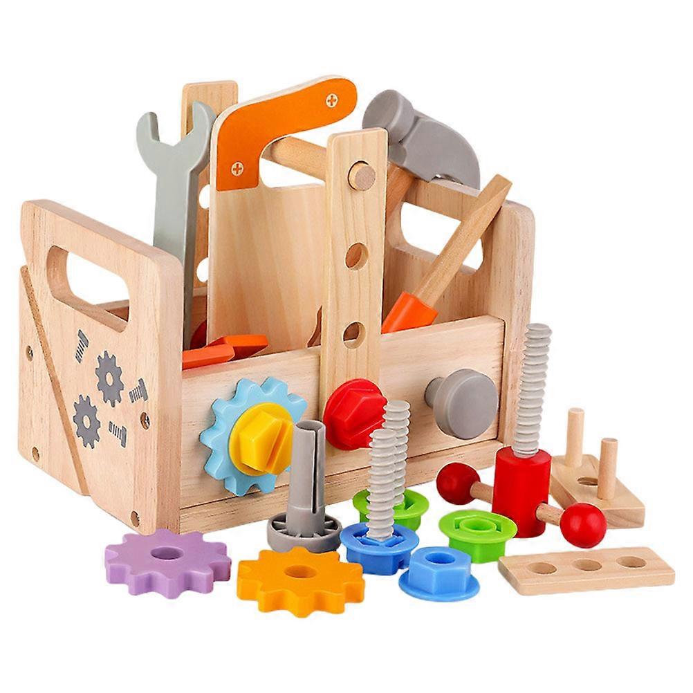 Children Infant Tool Set Cognitive Ability Development Assorted Color Toolbox Design 1Set