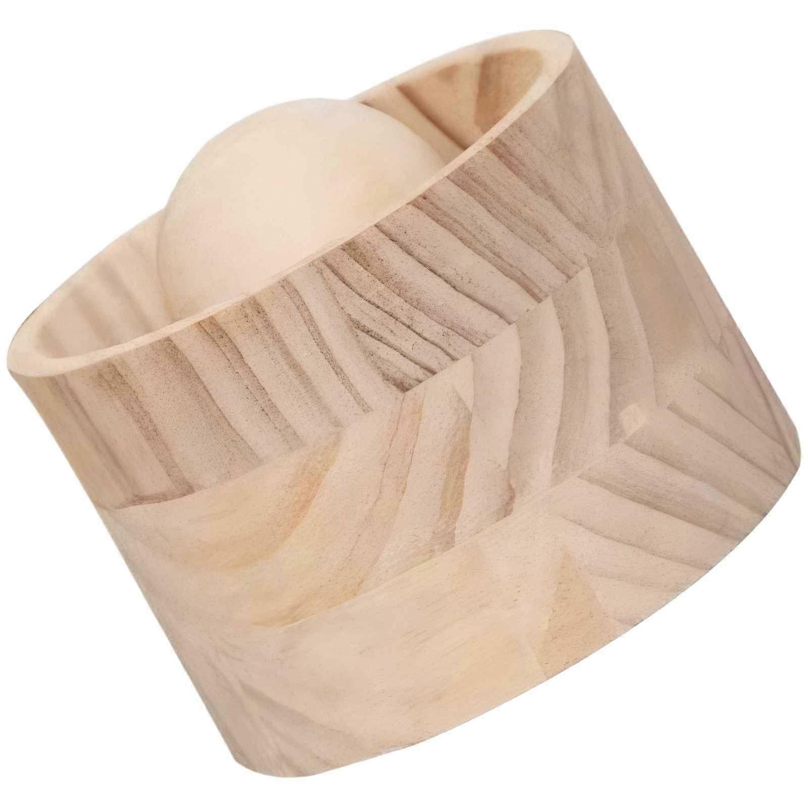 Dumpling Wrapper Maker with Wooden Rolling Pin, Manual Press Tool for Consistent Thickness Control