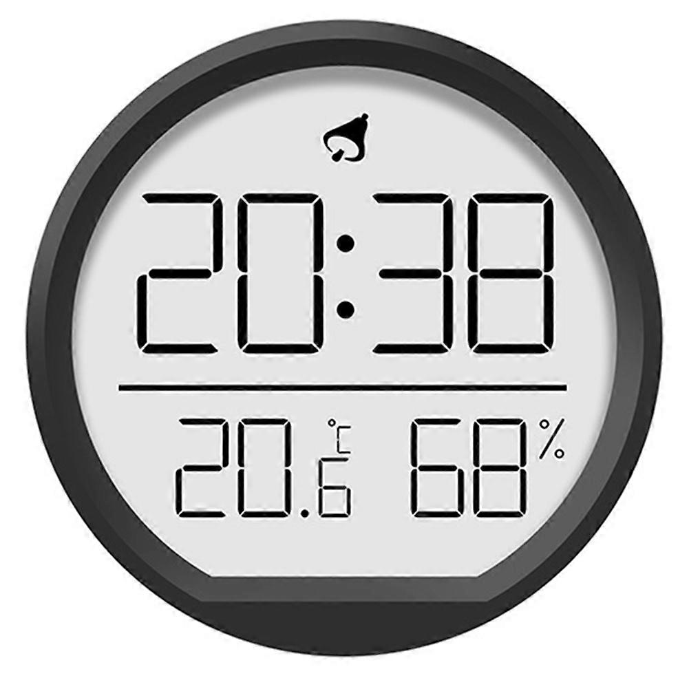 LED Digital Wall Clock Temperature Humidity Date Display Electronic A
