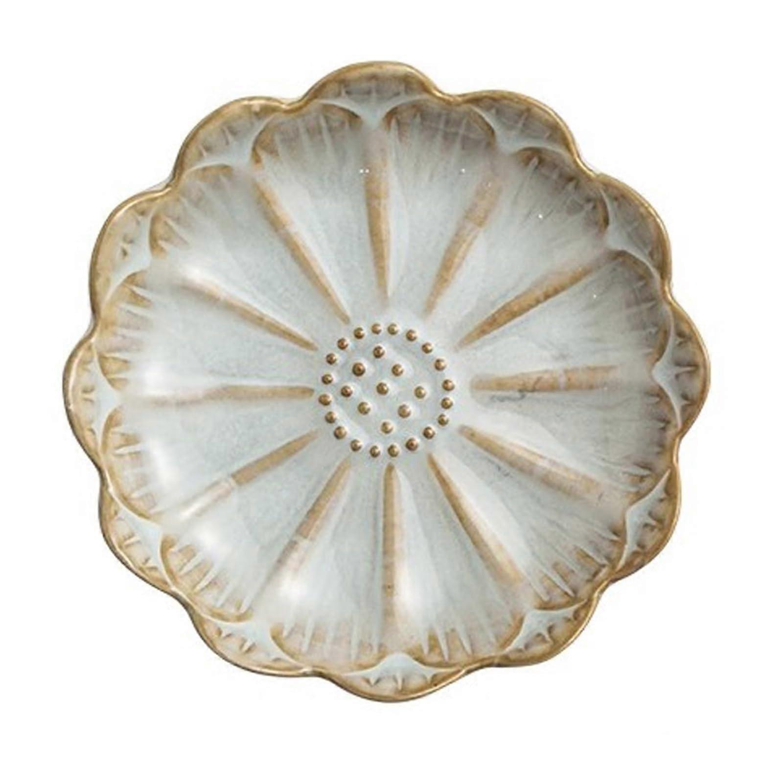 Small Porcelain Sauce Dish for Dipping, Stackable Condiment Bowl with NonSlip Base