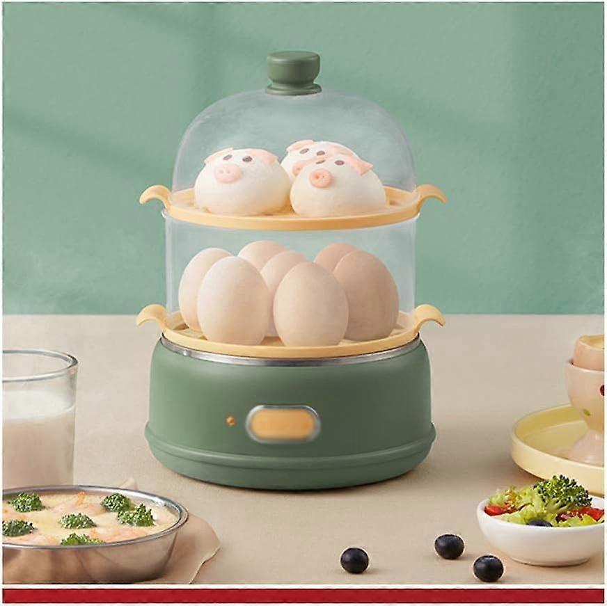 Double Layer Electric Egg Cooker with Automatic ShutOff for Fast Breakfast and Energy Saving