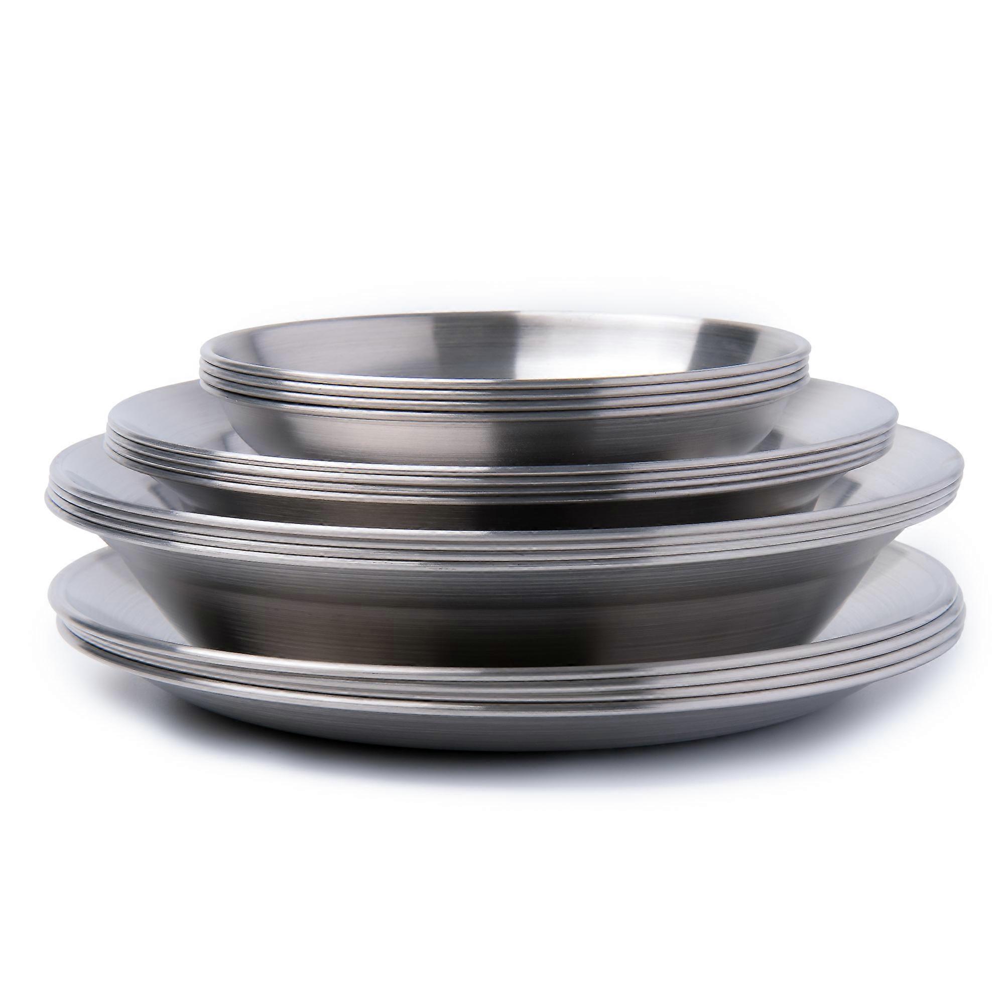 TOAKS Stainless Steel 16 pc Tableware Set