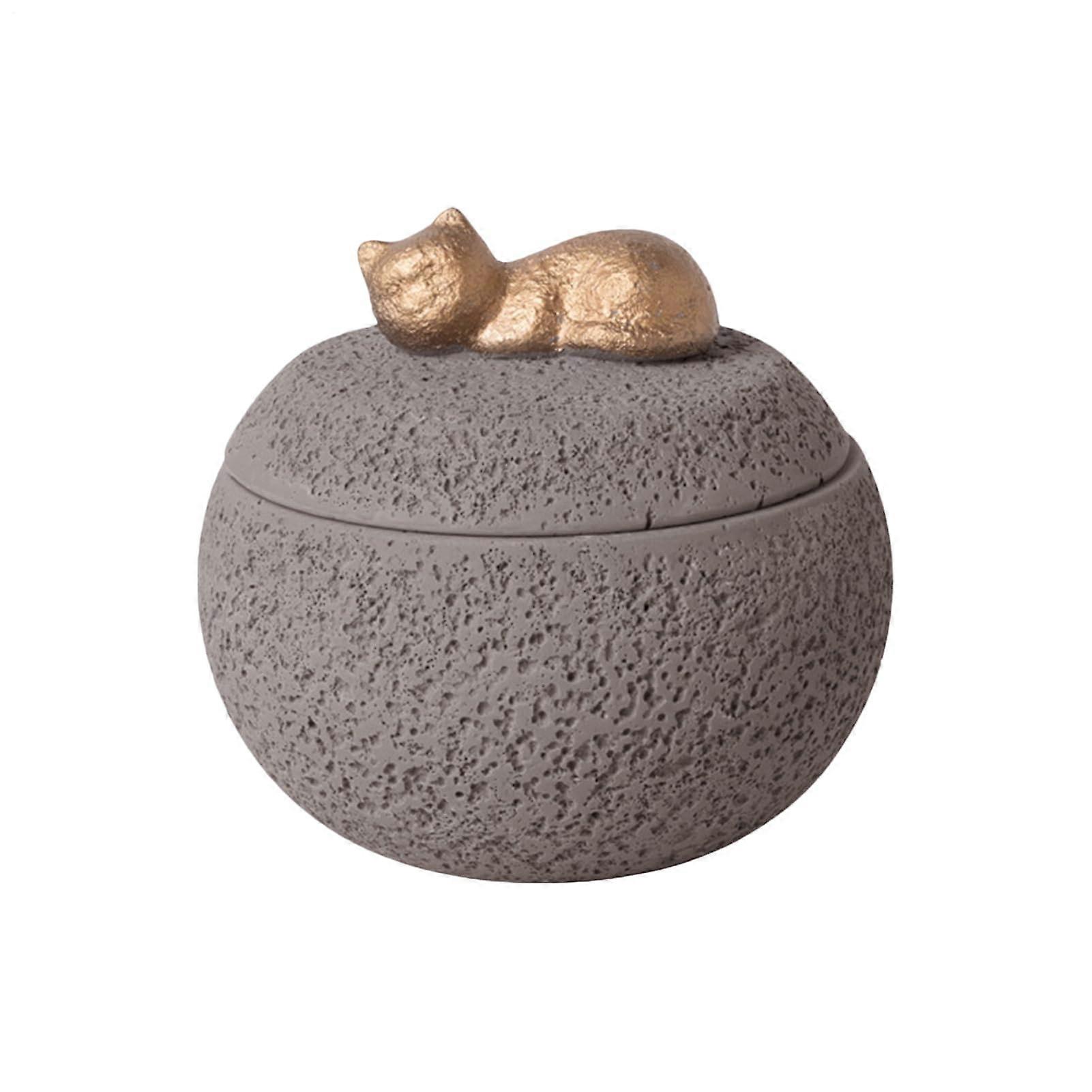 Pet Memorial Box with Elegant Design and AntiSlip Base for Cat and Dog Ashes Keepsake
