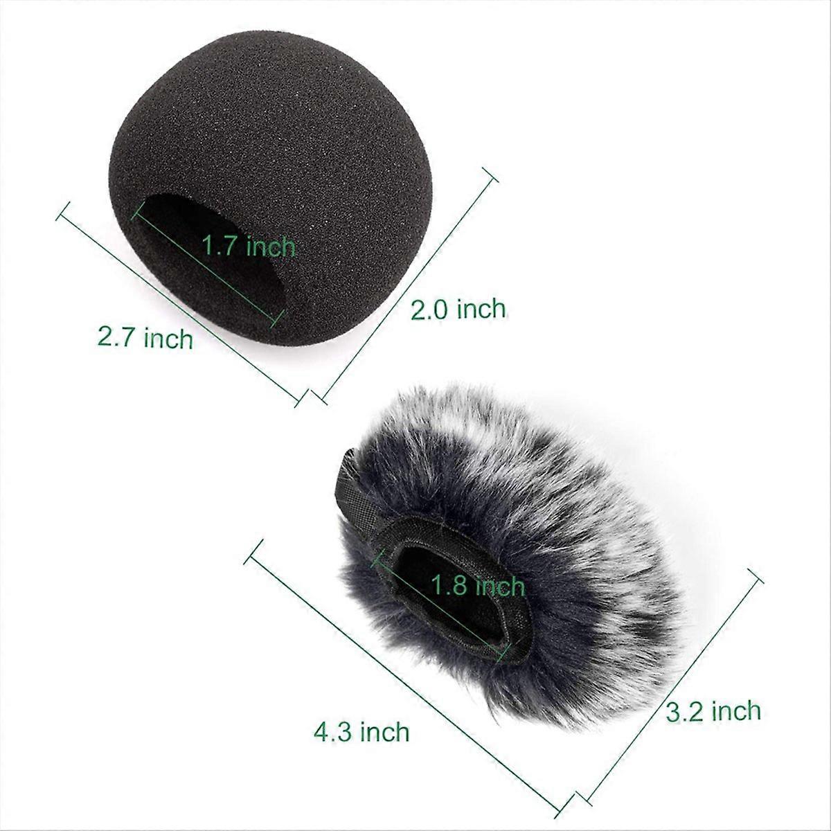 2Pcs Microphone Windscreen, for Zoom H1 H1N Mic