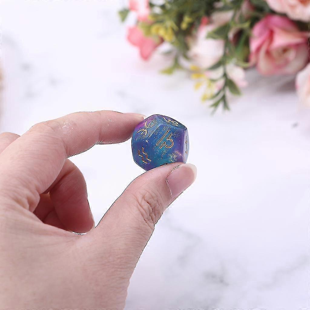 12-sided Astrological Dice Constellation Dice Pattern Dice For Board Game Dice
