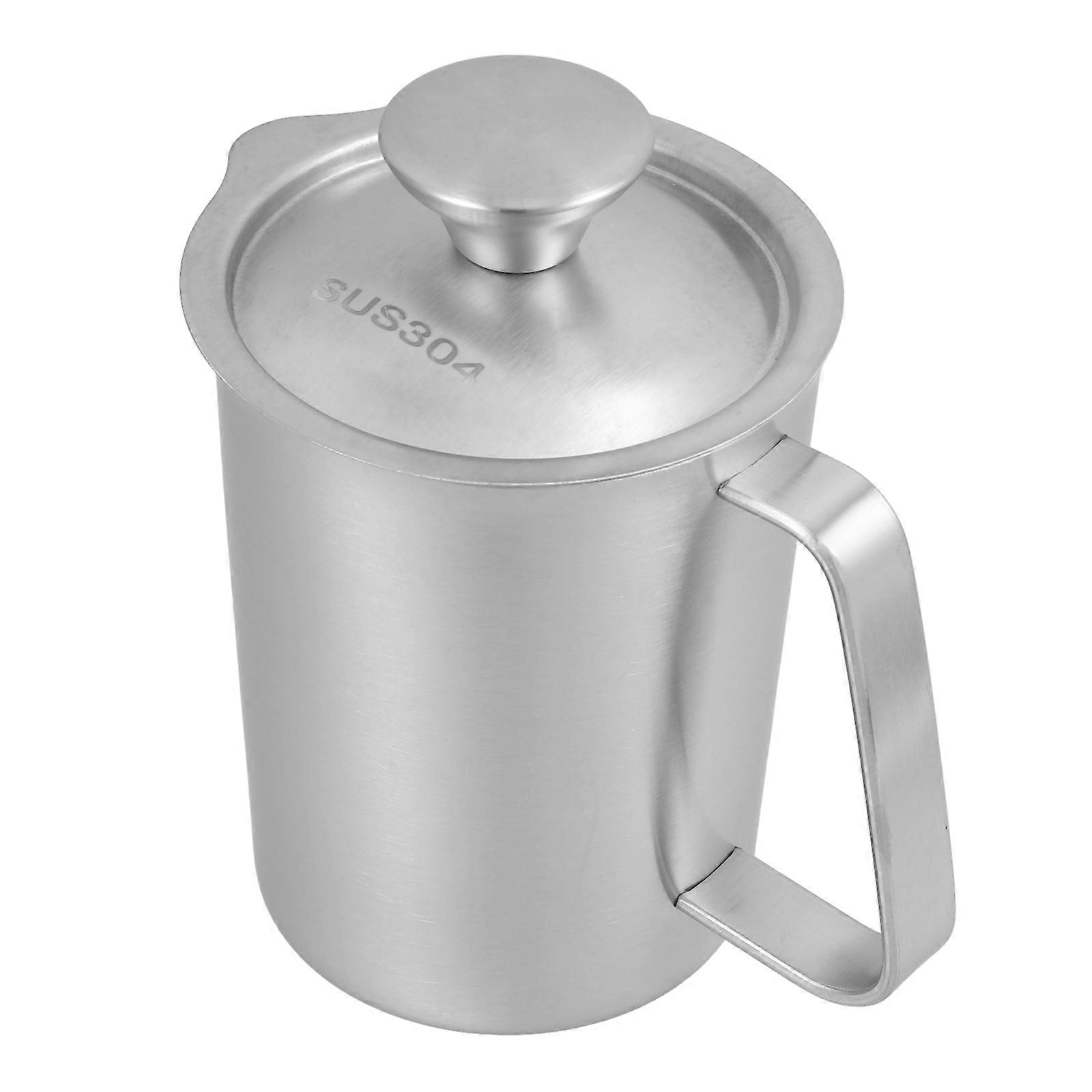 Silver Stainless Steel Measuring Cup for Measuring Use with Clear Scale 500Ml