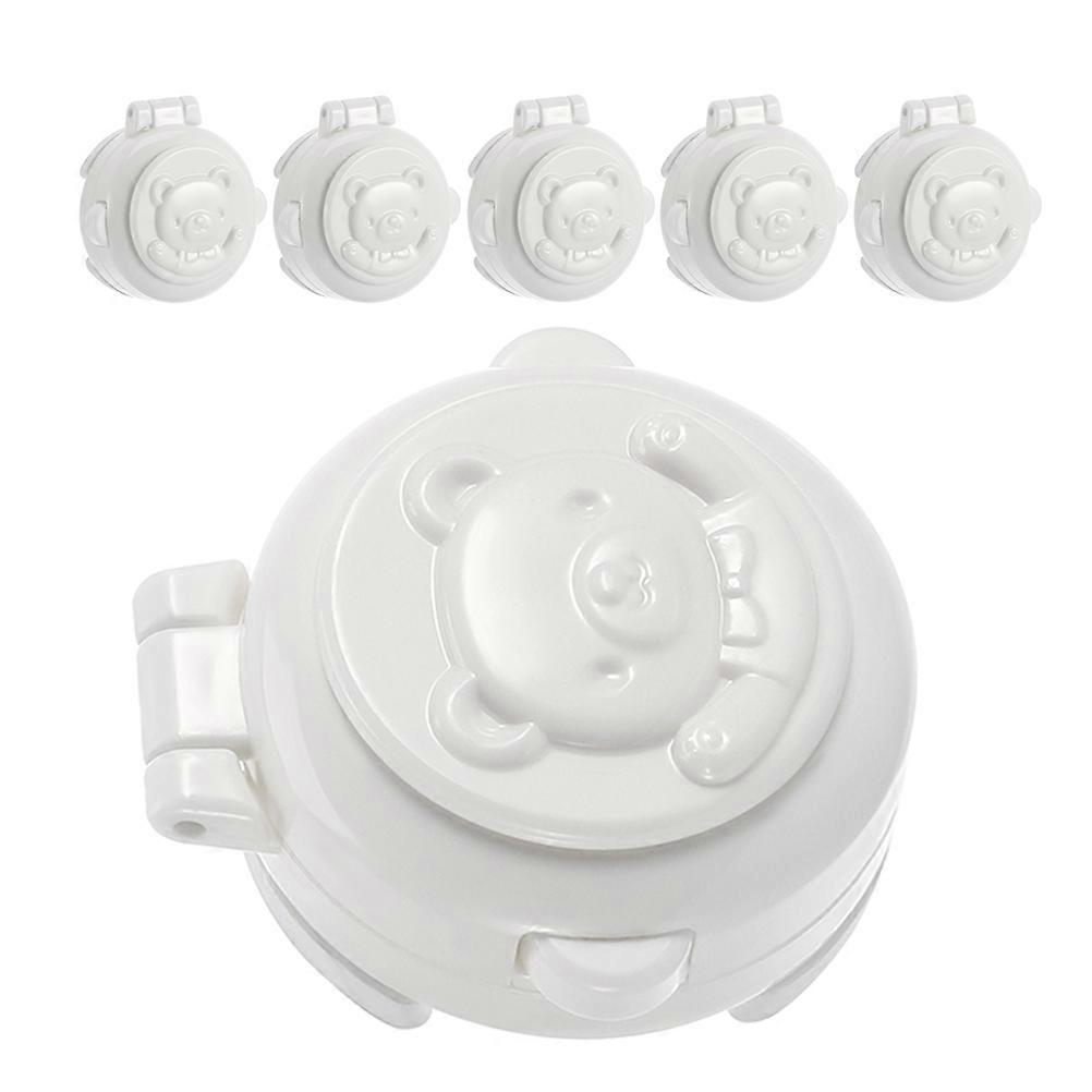 Childproof Button Lock for Washing Machine with Safety Covers 6Pcs Set