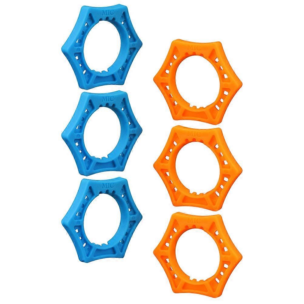 Anti-Roll Rings for Mic Silicone Microphone Protection Ring 6Pcs Pack