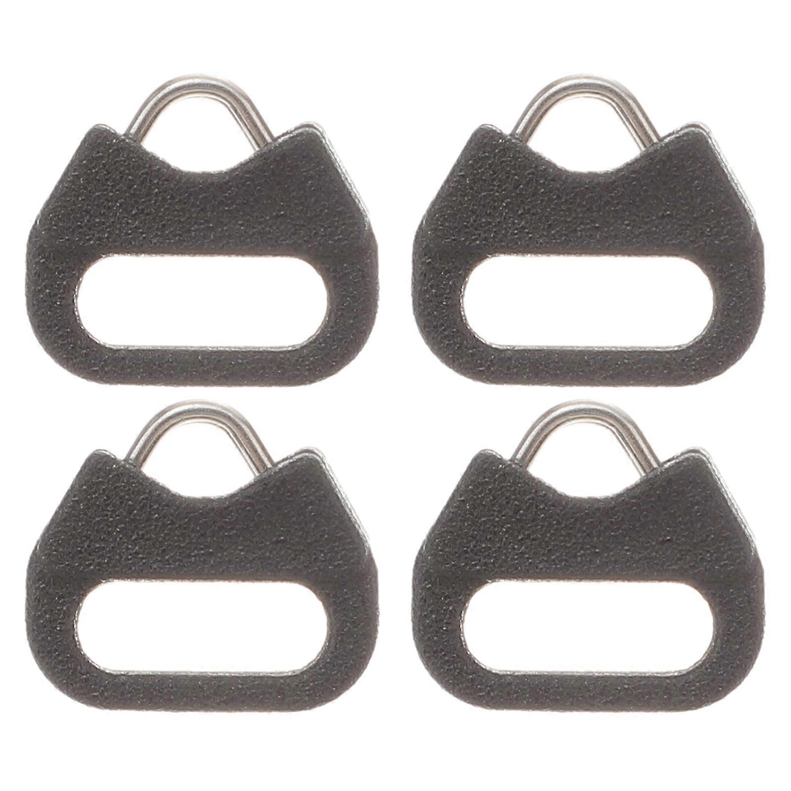 4Sets Camera Clip with Metal Triangle Hook for Strap Use