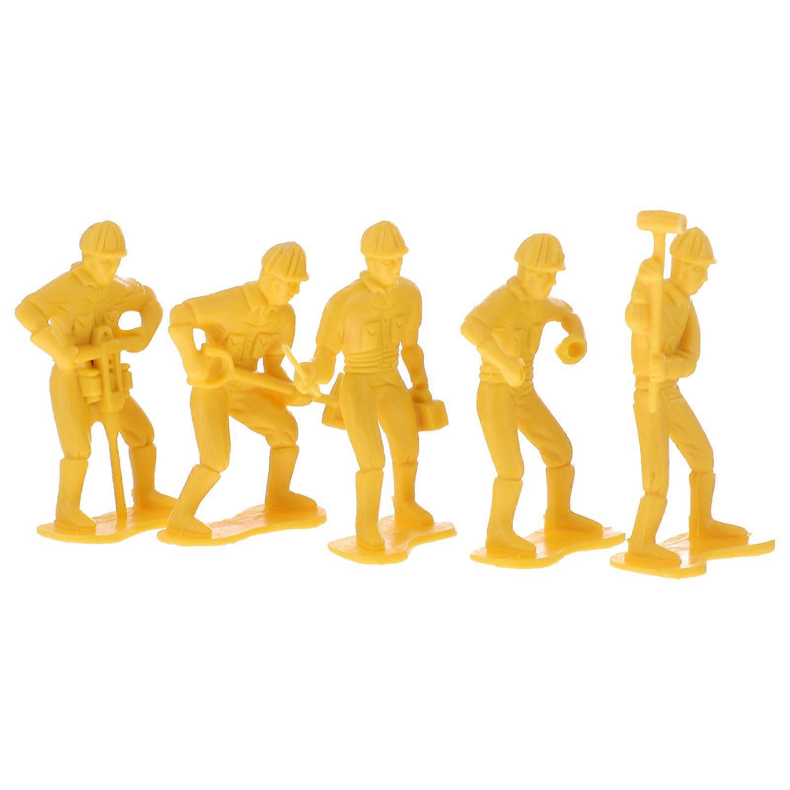 Engineering Man Model Figures Toy Kit for Kids Plastic 45Pcs Set