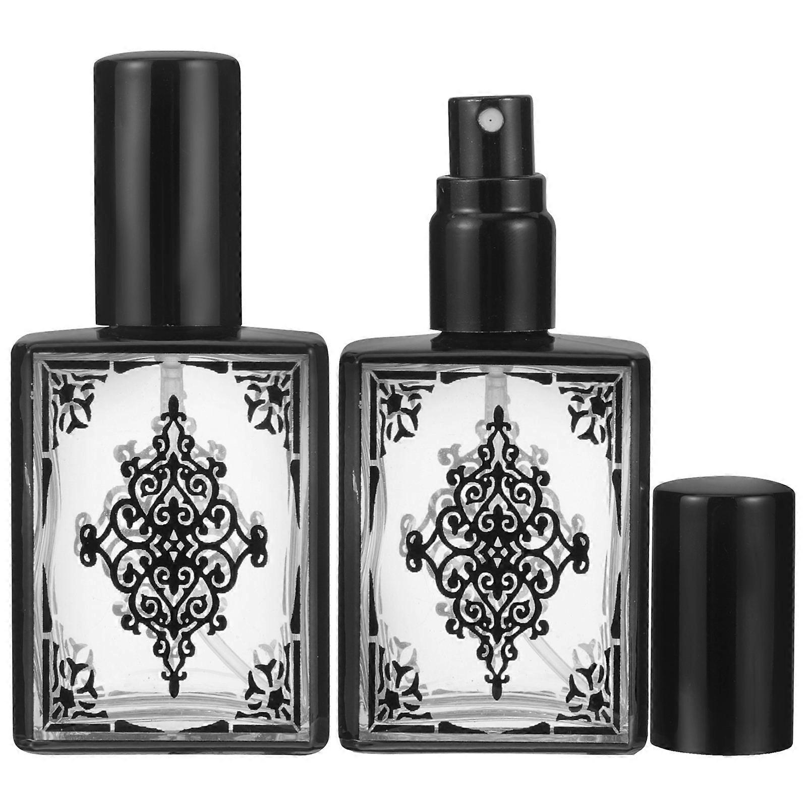 Empty Essential Oil Bottles Glass Spray Bottles for Storage Use 2Pcs