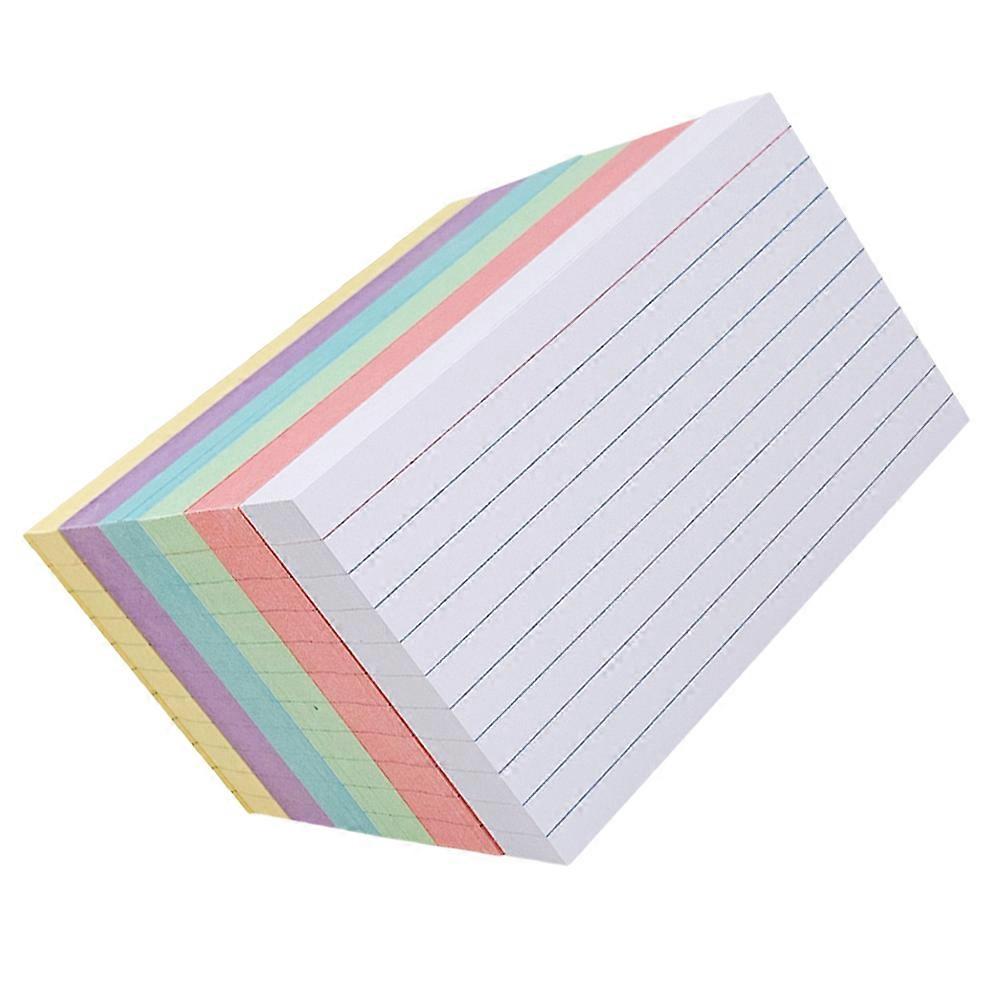 Assorted Color Note Cards Ruled Index Cards for Note Writing Use 300Pcs