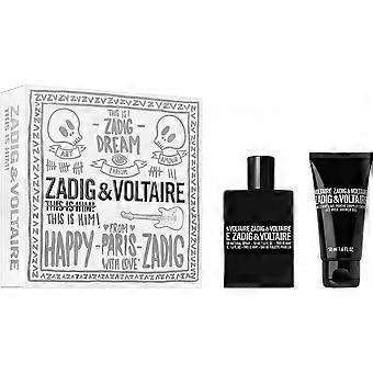 Zadig & Voltaire This Is Him! Gift Set: 50ml EDT Spray + Shower Gel 50ml