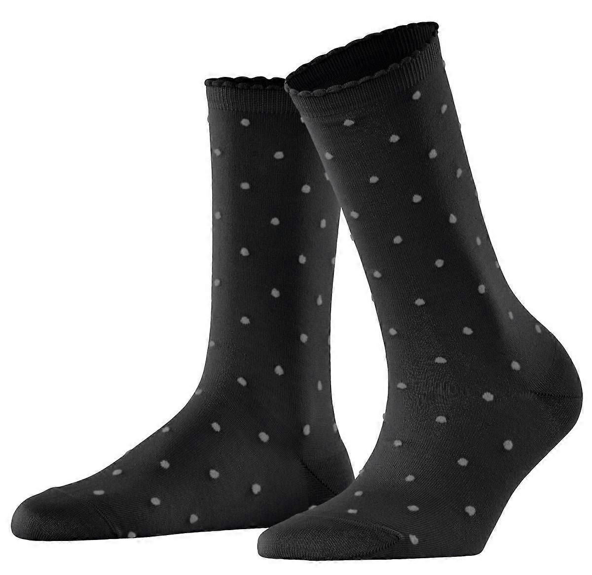 Falke Spike Dot Socks - Black