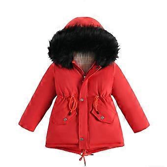 Casacos de inverno infantis leves, impermeáveis ​​e com capuz, jaqueta de plumas para meninos de 6 a 7 anos.