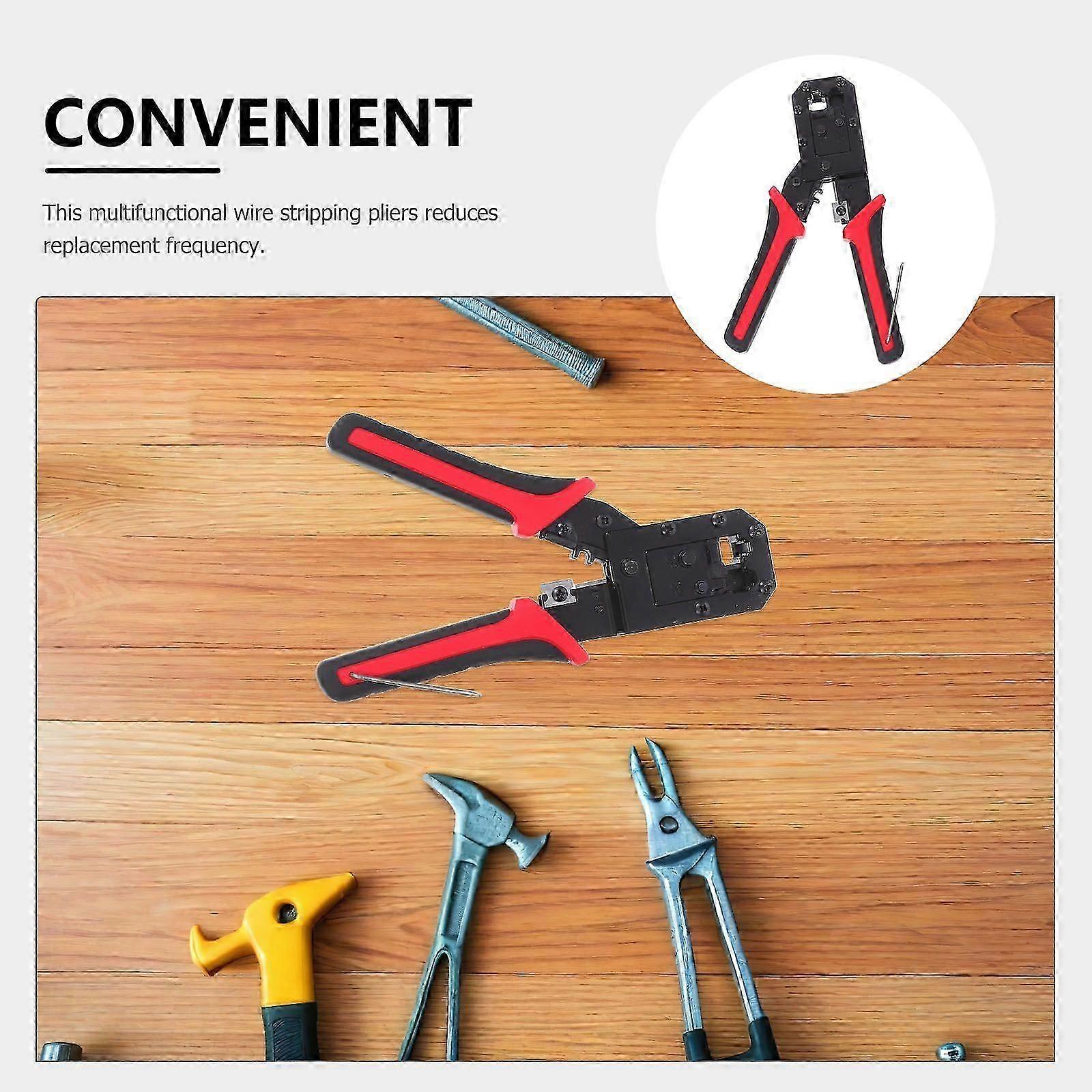 Efficient Multi Function Ethernet Crimping Tool Network Cable Crimping Tool Wire Stripper Ethernet C