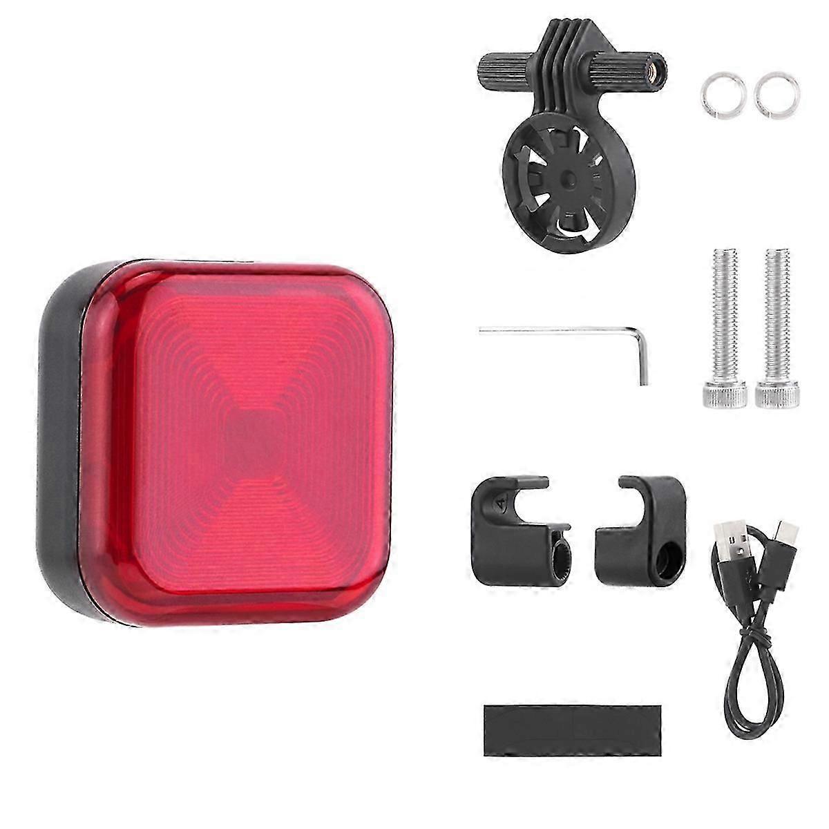 Bicycle Rear Light Rechargeable Flashing