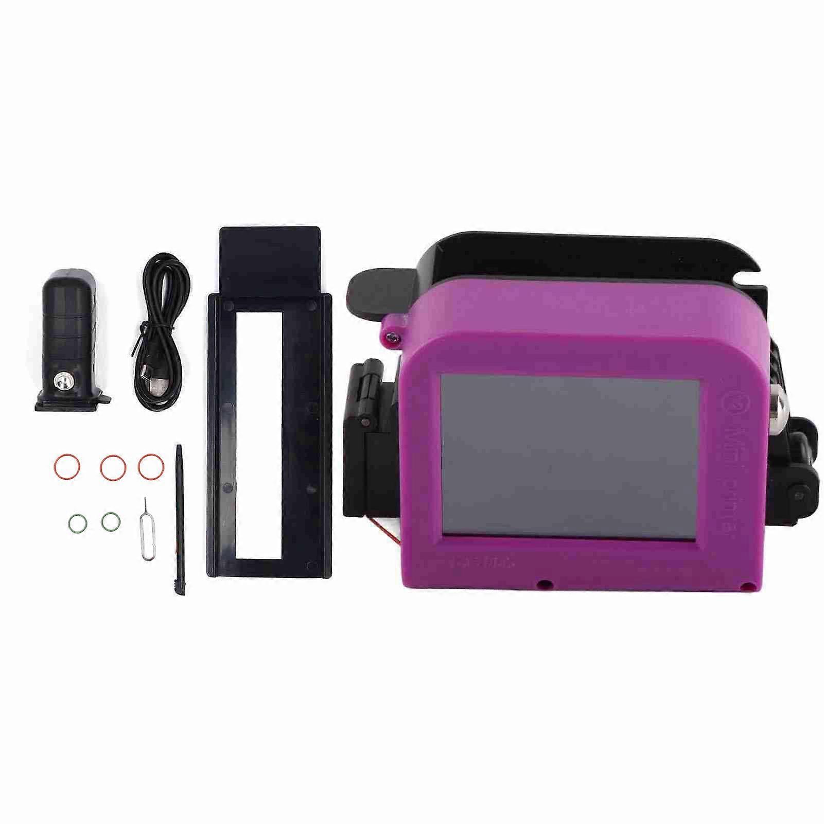 Handheld Inkjet Printer Portable Mini Smart Coding Machine Detachable Inkjet Printer for Production Date QR Code Marking