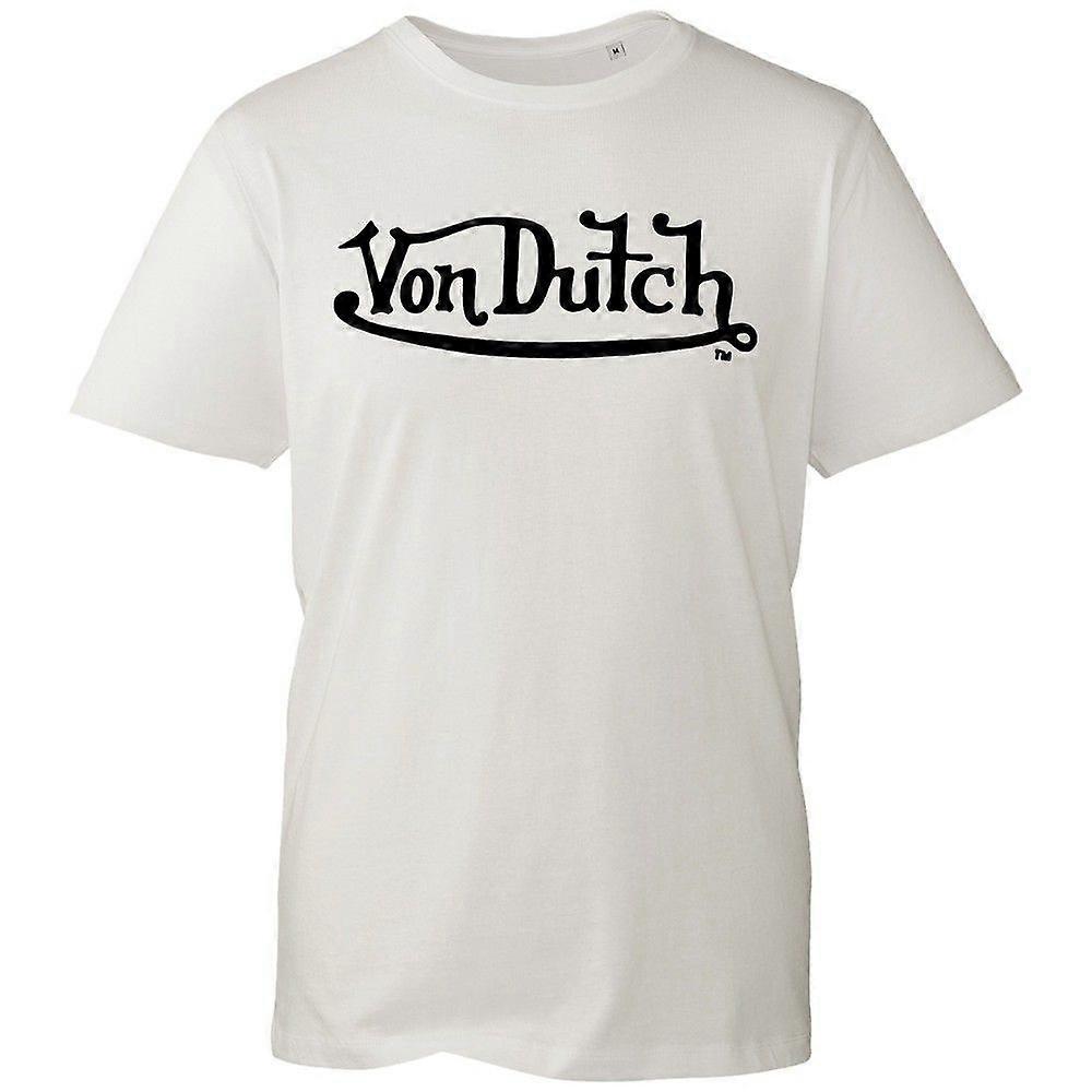 Von Dutch s Alpha Basic Signature Logo T-Shirt R0019