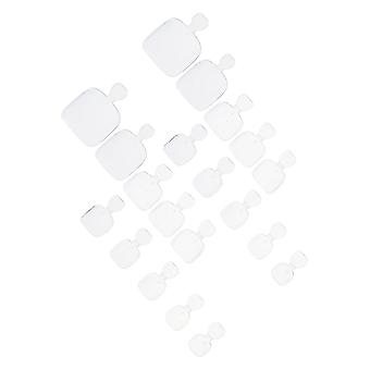 500Pcs Practical Artificial Toenail Tips Full Cover Nail Art Toe Decoration