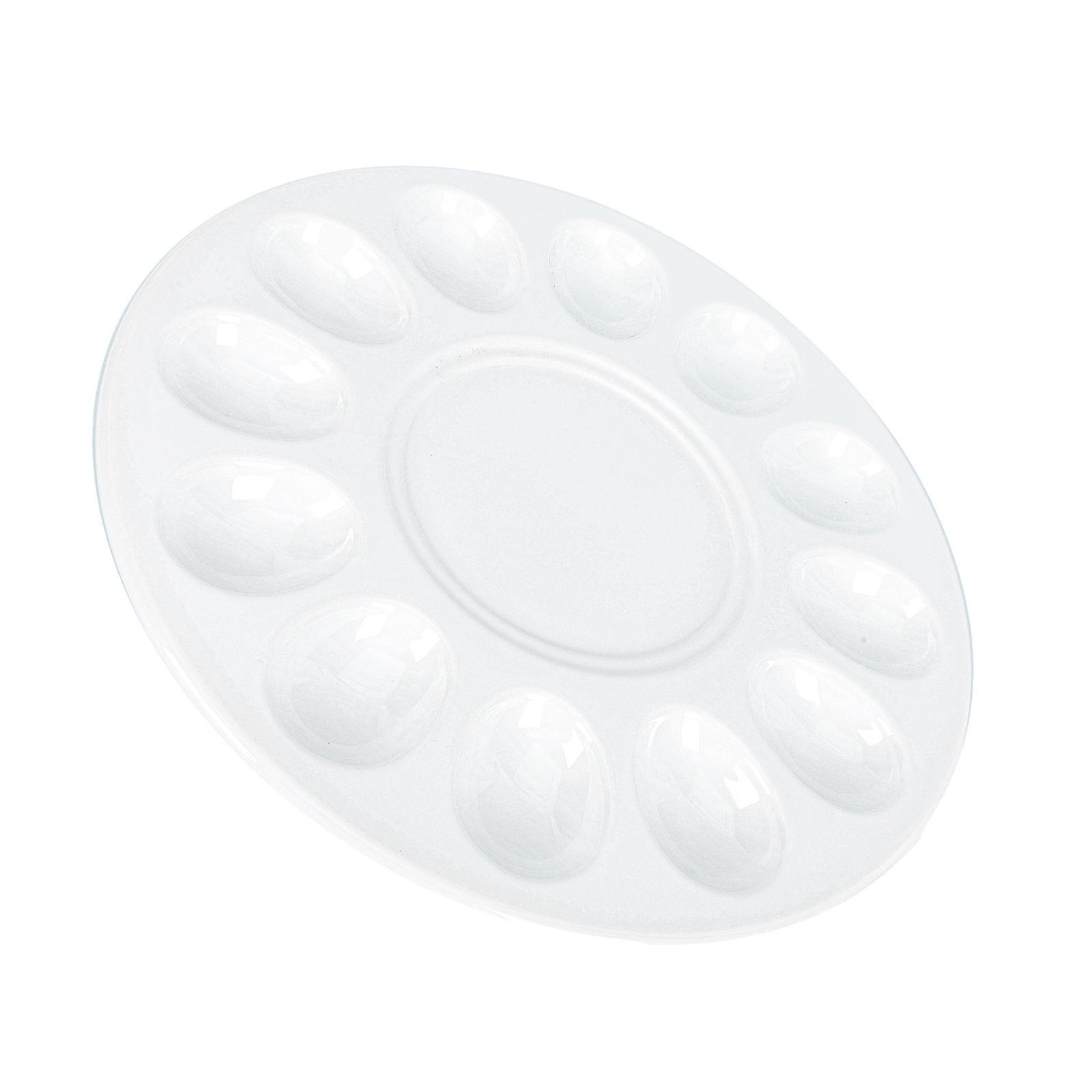 Egg Storage Plate Ceramic Deviled Egg Tray for 12 Eggs Kitchen Use