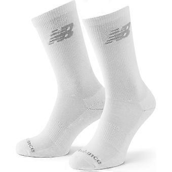 New Balance Mens Socks 10pk Crew M 7-8 L 9-11 white